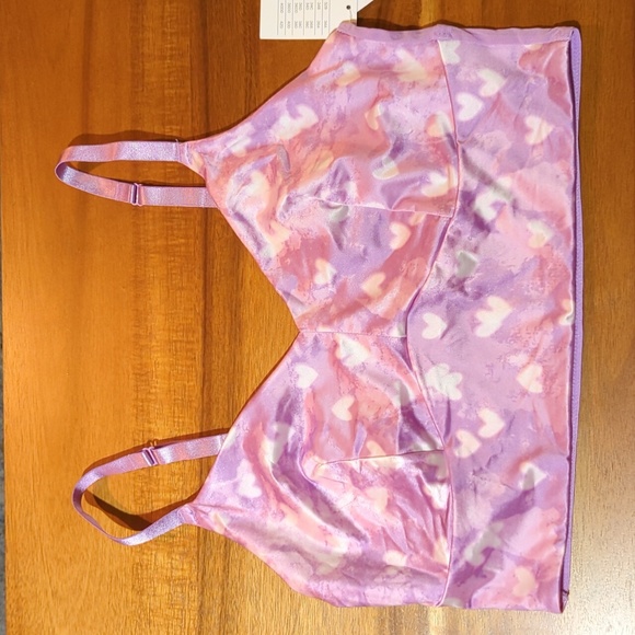Auden Intimates & Sleepwear Auden Large Unlined Longline Heart